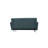 61"W Gray Fabric Convertible Loveseat Sleeper With Pillows