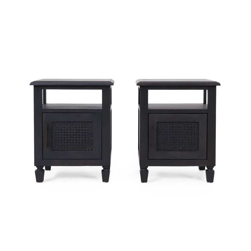 Carrin 19.5'' W Nightstand, Set of 2