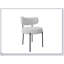 Ensemble de table de salle à manger moderne en verre de 51,2 po x 27,5 po avec pieds en métal noir et 4 chaises en velours blanc, idéales pour une salle à manger élégante et confortable