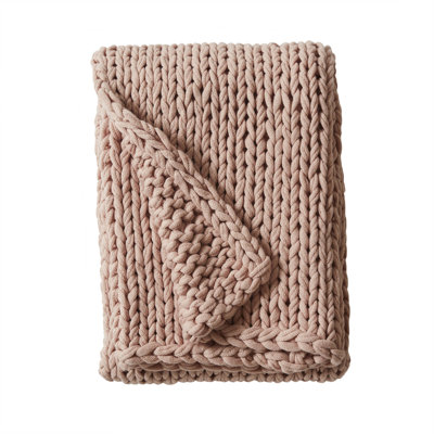 Madison Hand Made Chunky Double Knit Throw Blanket