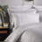 800 Thread Count Triple Row Cord Embroidered Square Pillowcase Pair-981850908