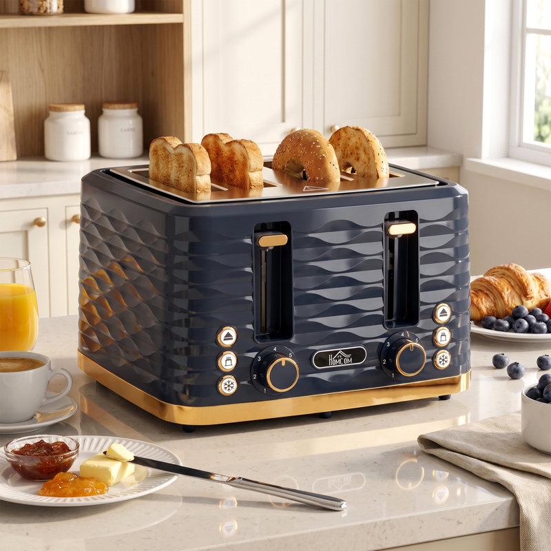 HOMCOM Toaster Oven with Rotisserie