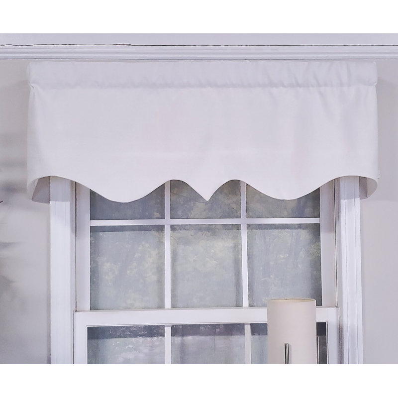 Cantonnière Soft Regal 50 po, Blanc cassé