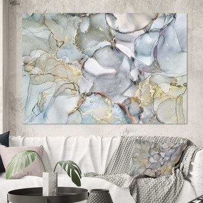 «Gray and Yellow Tender», impression sur toile