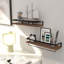 Orwin 2 -Piece Pine Solid Wood Floating Shelf
