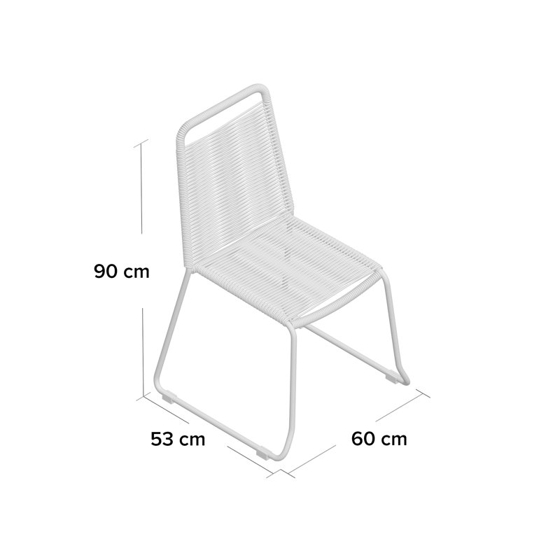 Lockhaven Patio Dining Side Chair with Cushion, Grey/Black