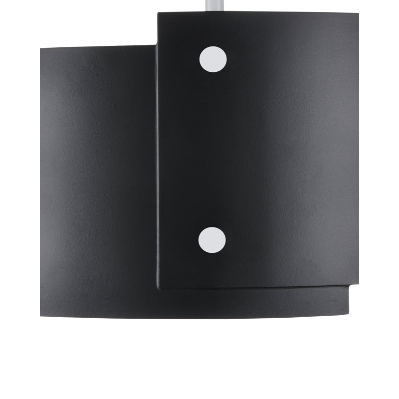 Ritsu 1 - Light Semi Flush Mount, Blacksmith/Sugar White