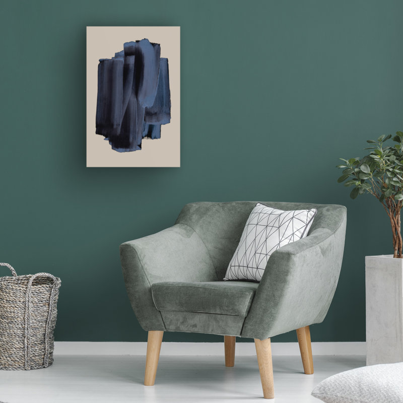 Art sur toile, coups de pinceau 58, H 19 po x l 12 po
