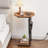 C Shaped End Table with Charging Station-1102510159