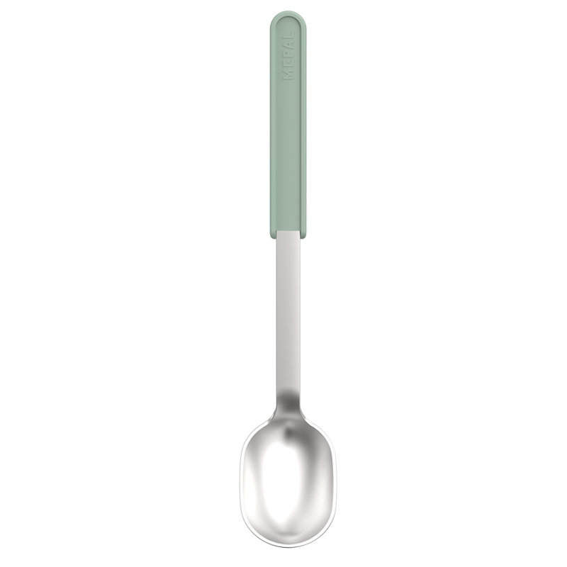 Mepal Stainless Steel Serving Spoon Chef It 32cm - Nordic Sage, Blue