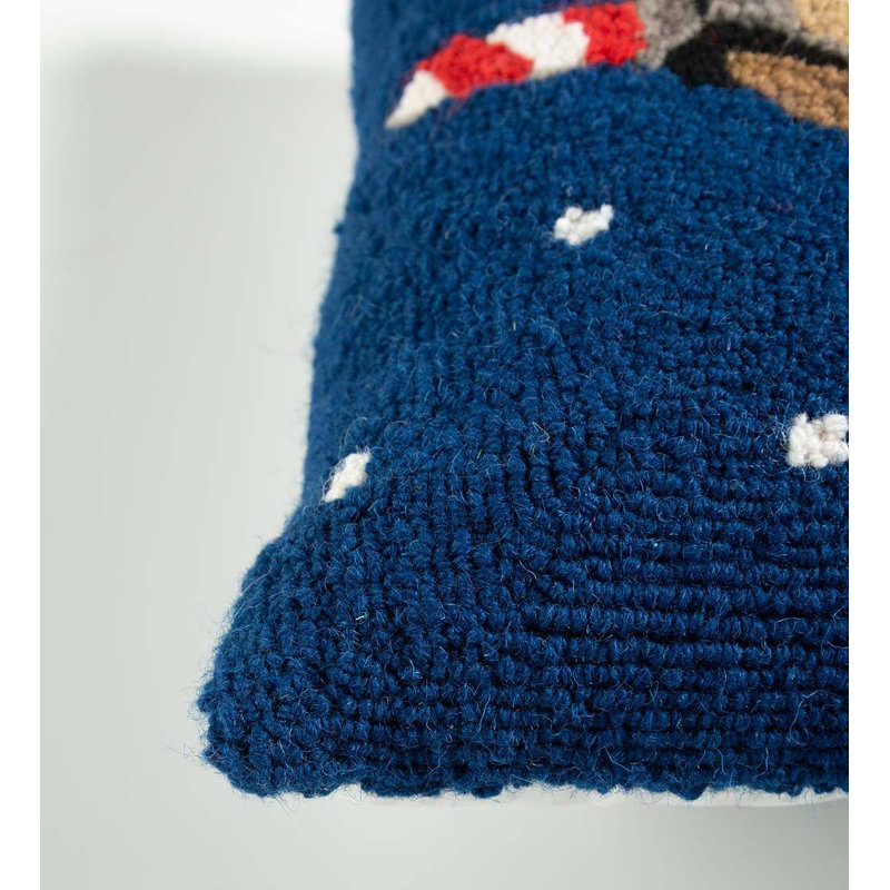 Wool Blend Throw Pillow