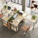 Nedyo 95.2" L Shaped Desks with Shelves, Reversible Corner Computer Desk or 2 Person Long Table
