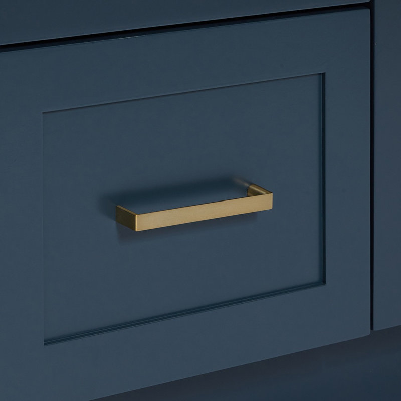 Ensemble de meuble-lavabo simple 37 po Partham, Bleu minuit