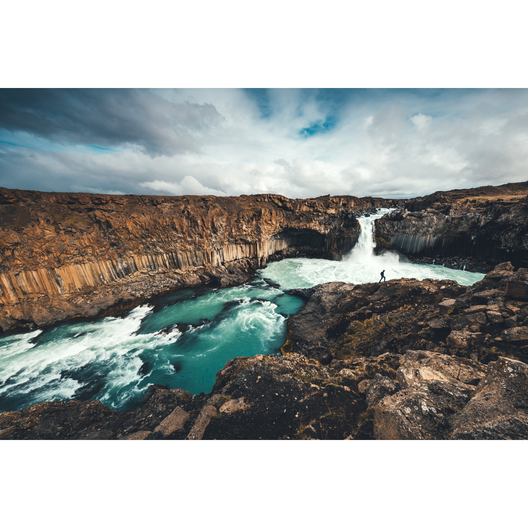 Aldeyjarfoss in Island von Borchee - Leinwanddrucke auf Leinwand