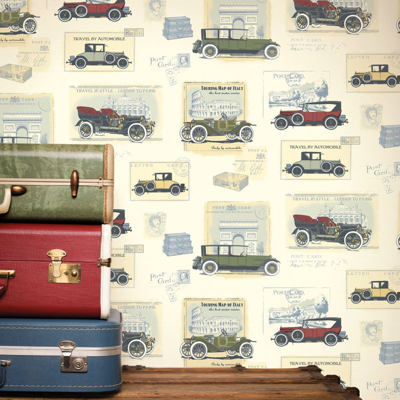 Fedor 0.1m x 53cm Matte Wallpaper Roll, Cream