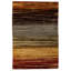 Tapis contemporain à rayures épaisses Trejo-1207530460