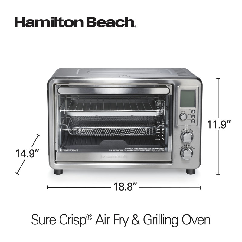  Hamilton Beach® Sure-Crisp® Air Fry & Grilling Oven