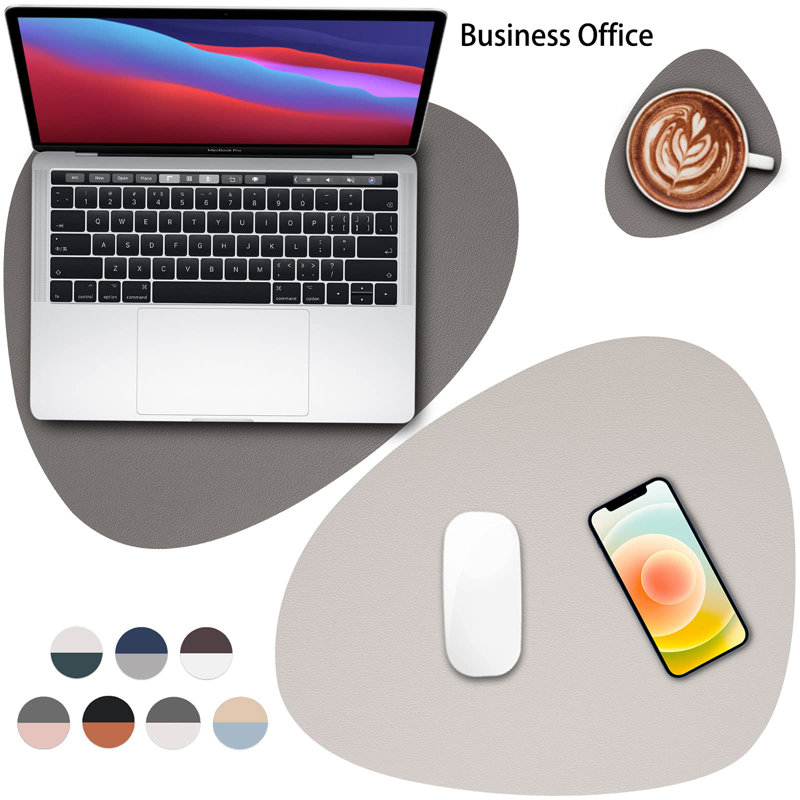 Polyurethane Placemat, Grey White