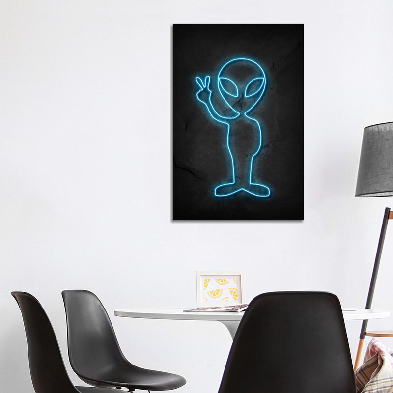 Alien by Durro Art - Wrapped Canvas Print, 101.6cm H x 66.04cm W