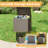 2 Packs 31 Gallon Deck Box, Outdoor Resin Storage Cabinet-123497200