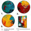«Yellow of Turquoise Journey of Abstraction IV», reproduction sur toile-461889136-461889103