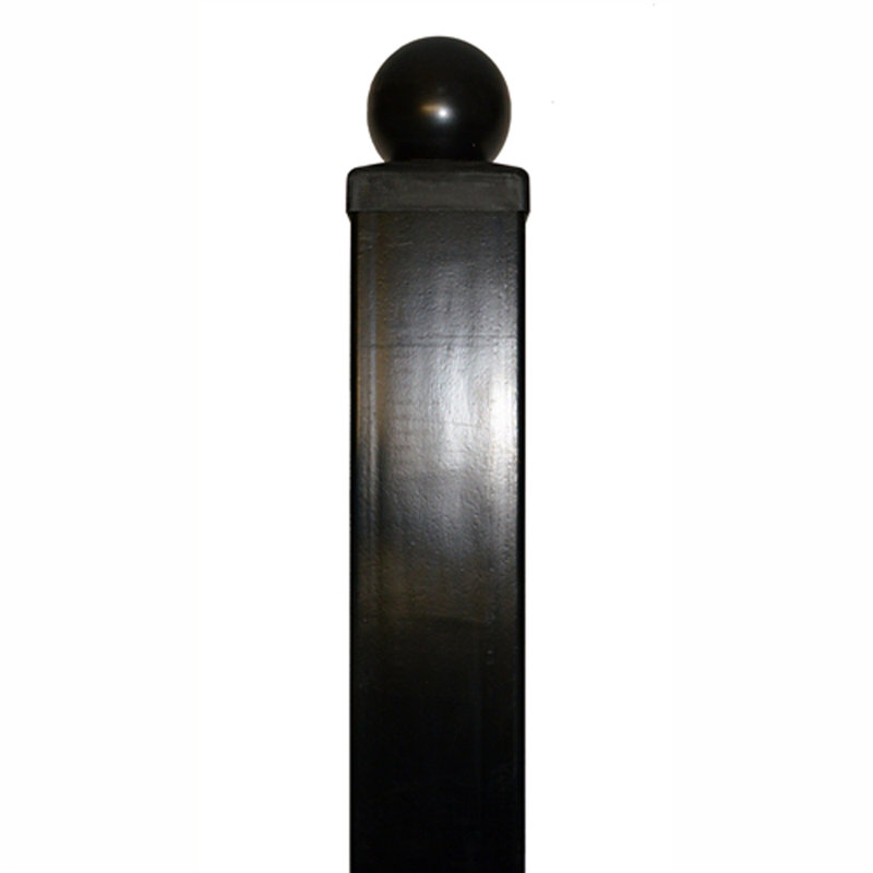 Barrière de portail pour portes d'entrée à double battant, H 110 po x l 3,5 po