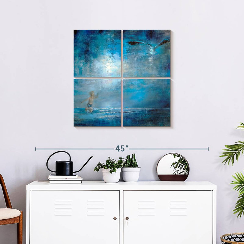 Gillard Flying, peinture, H 26 po x l 26 po