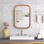 Miroir fonctionnel de 29,72 po x 19,69 po avec armoire, armoire de salle de bain murale en bois avec miroir et tablettes réglables, miroir mural avec rangement pour salle de bain