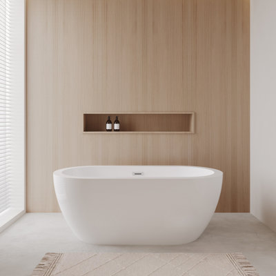 Soho 60'' x 29'' Freestanding Soaking Acrylic Bathtub