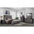 Soluto Grey And Black Nightstand