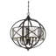 Lustre en forme de globe à 6 lumières Angelena