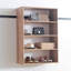 Système de placard mural en bois Devi Oak