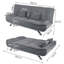 Letisha 3 Seater Linen Blend Sleeper