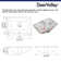 DeerValley Ally 21" X 15'' Rectangular Vitreous China Undermount Bathroom Sink with Overflow
