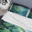 Ensemble de housse de couette bleu et blanc Tropical Plants Mirage 4 - Jungle-101241514