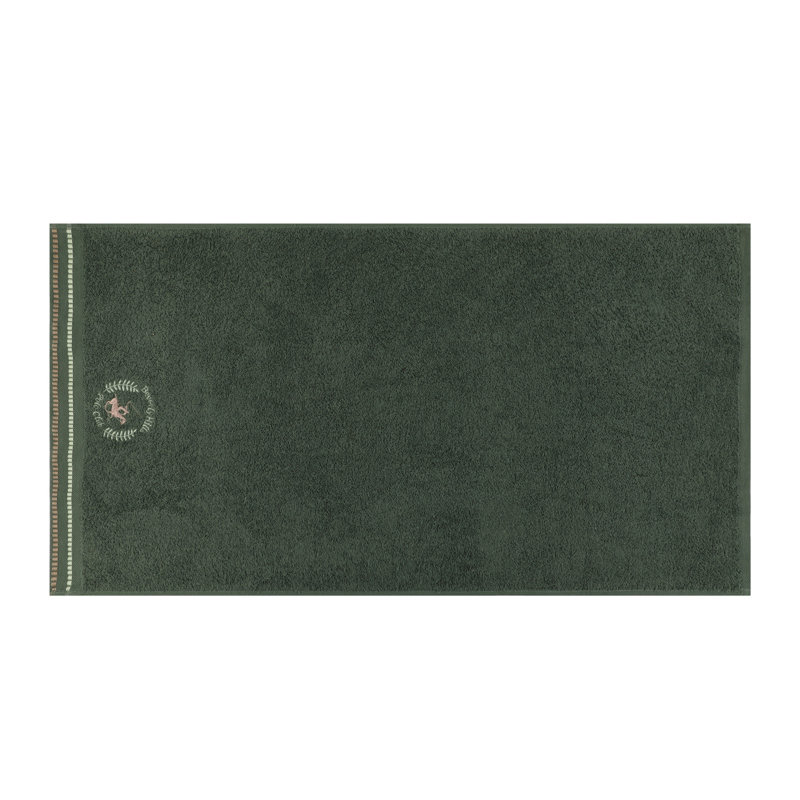 Ensemble de 2 essuie-mains 2 pièces 100% coton, Vert / menthe