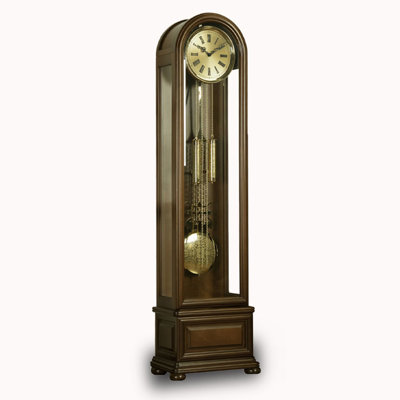 Retro Roman numeral floor clock