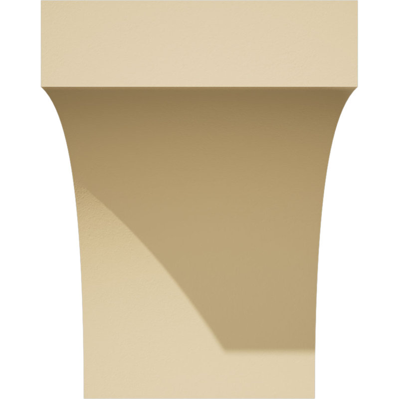 Corbeau en uréthane Huntington Signature, brun clair apprêté, H 8 po x l 5,5 po x P 8 po