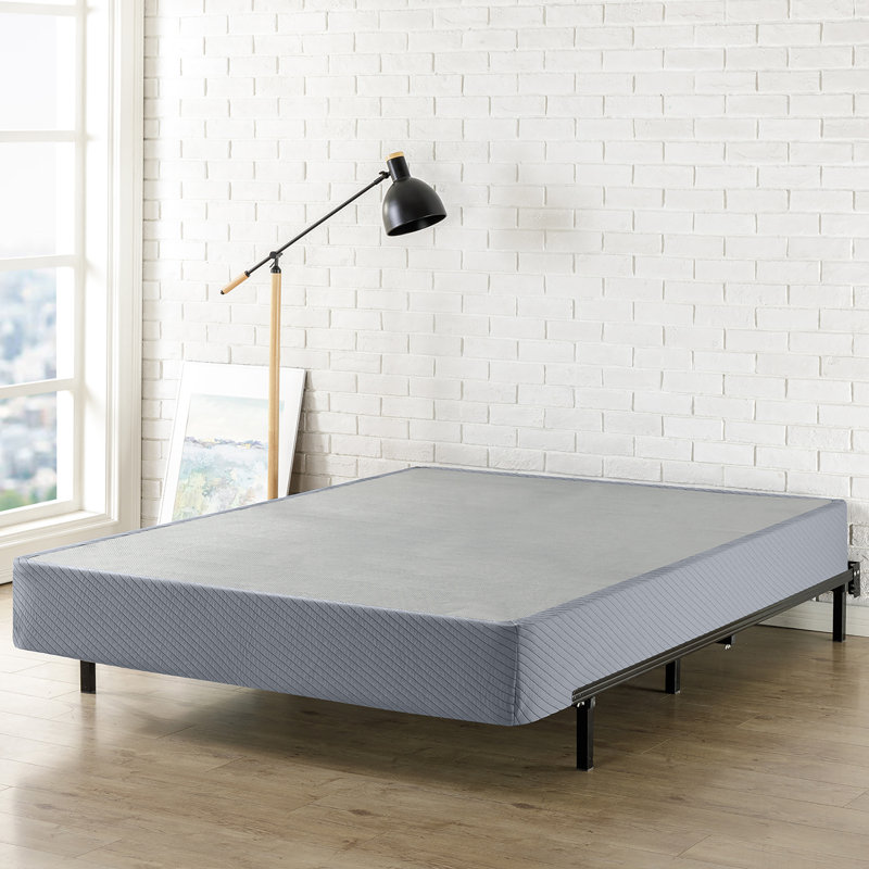 Sommier tapissier Huxley, Double, Gris