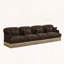 Canapé 4 places en chenille Comfy-94806595