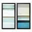 «Blue Meets Brown Modern Art III», ensemble de 2 peintures sur toiles-1736046216-1736046219