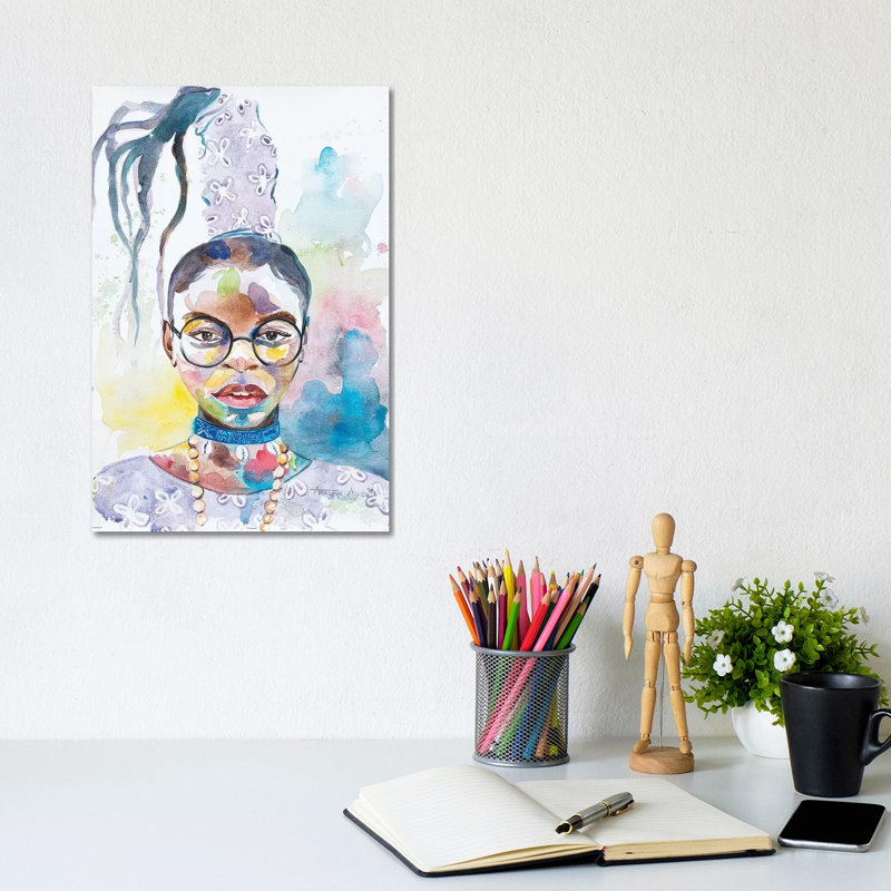 Abeke 1 Piece Wrapped Canvas Wall Art, 20.32 cm H x 30.48 cm W