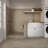 Milestone White 12 in. x 12 in. Matte Porcelain Floor and Wall Tile (10.66 sq. ft./Case)-36930997
