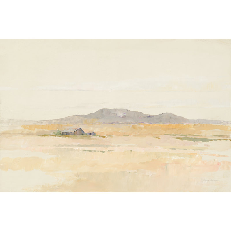 Buttermilk Sky by Avery Tillmon - Painting Print, 81cm H x 122cm W, Black Floater Framed