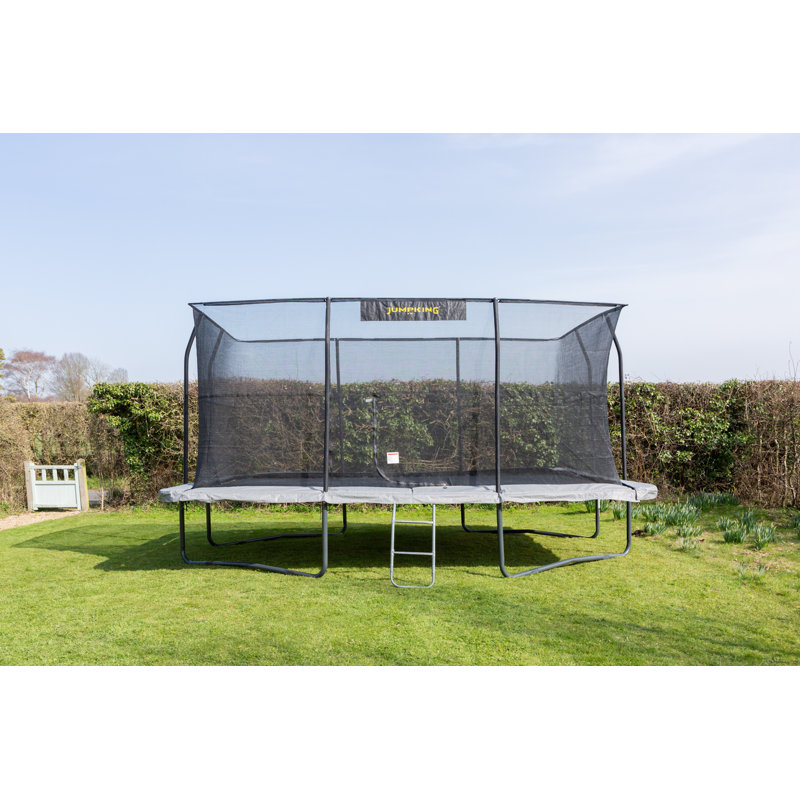 11.5ft x 16ft JumpKing Rectangular Combo Pro Trampoline with Safety Enclosure