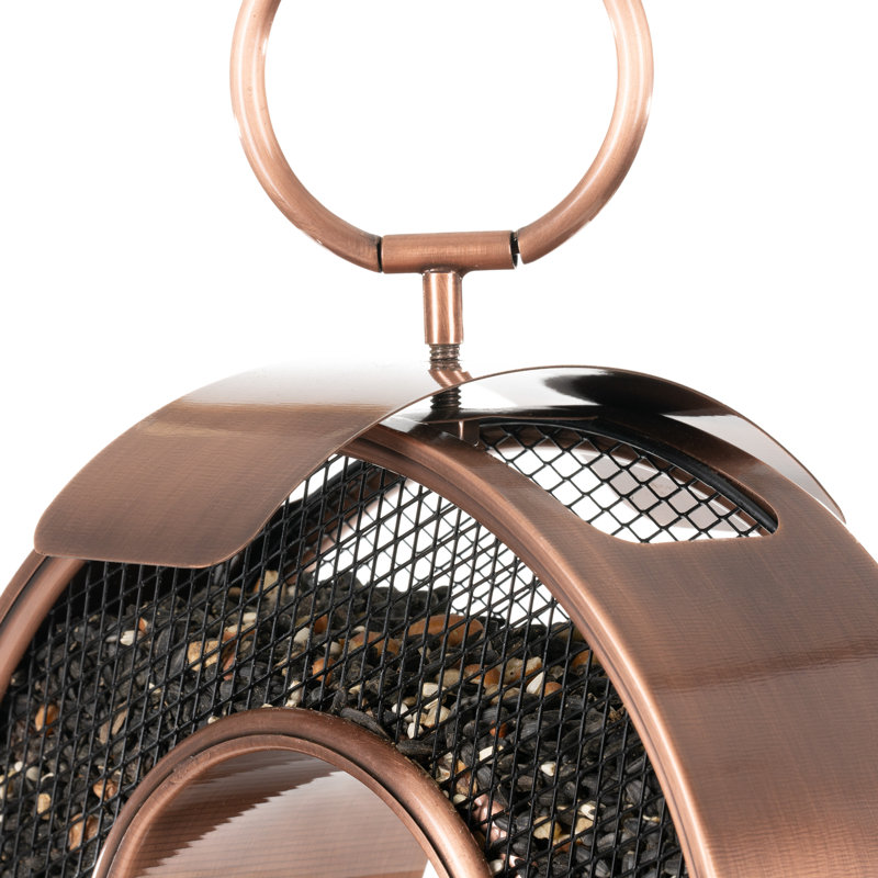 Caesaria Metal Hanging Decorative Bird Feeder