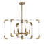 Lustre carré/rectangulaire 6 lumières façon bougie Cael-43009476