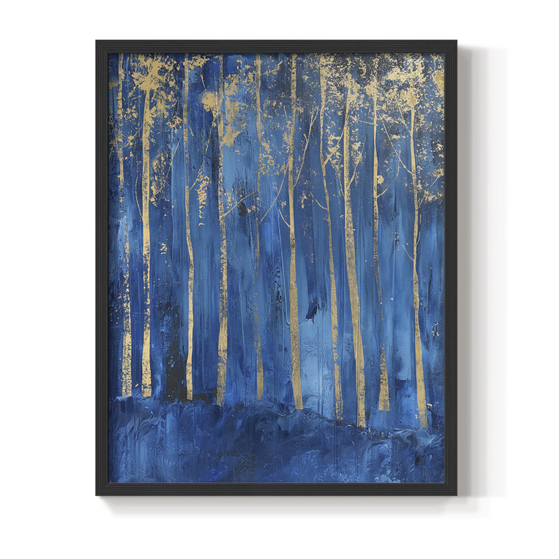 ABSTRACT Series XVII - Impression encadrée de qualité supérieure - Prêt à accrocher - Aucun clou requis, H 29 po x l 23 po