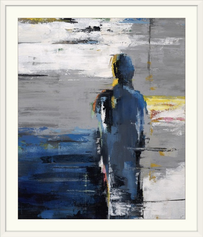 «In transit to you», reproduction d'art Aniya, H 48 po x l 40 po x p 1,5 po, Toile