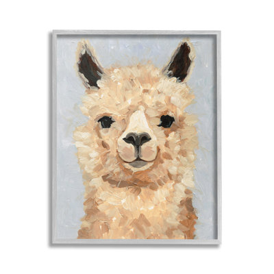 «Fuzzy Alpaca Peinture» par Victoria Barnes sur toile